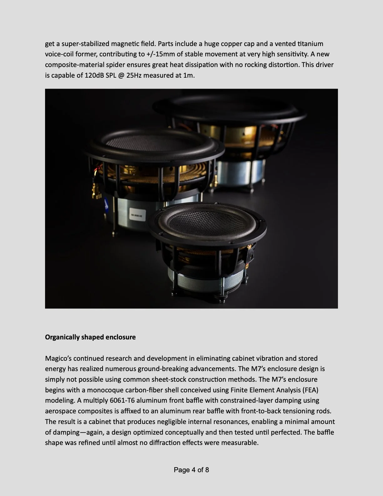 Magico M7 Loudspeaker — Magico Loudspeakers